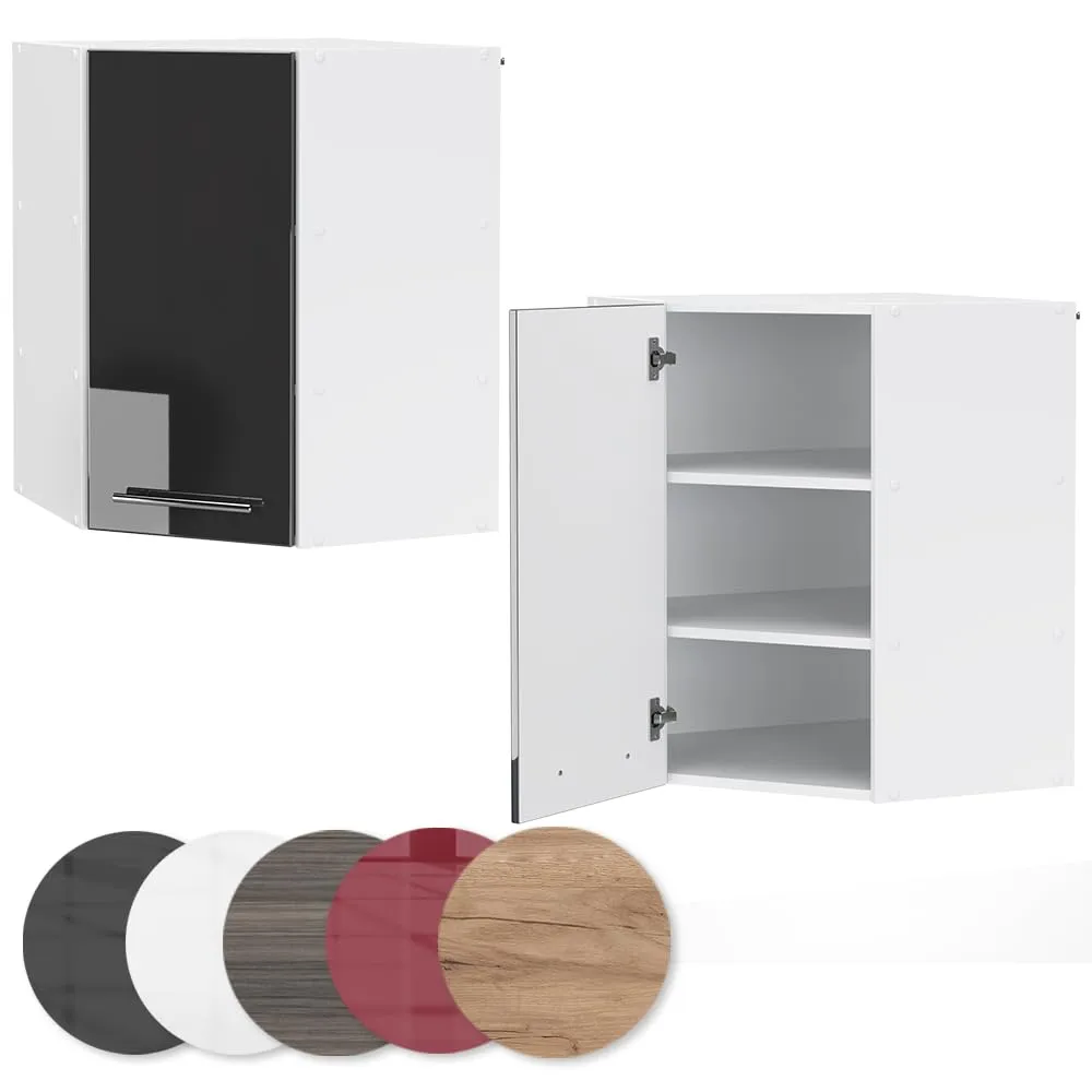 Vicco Mobile angolare da cucina Fame-Line, Antracite lucido, 57 cm - immagine 5