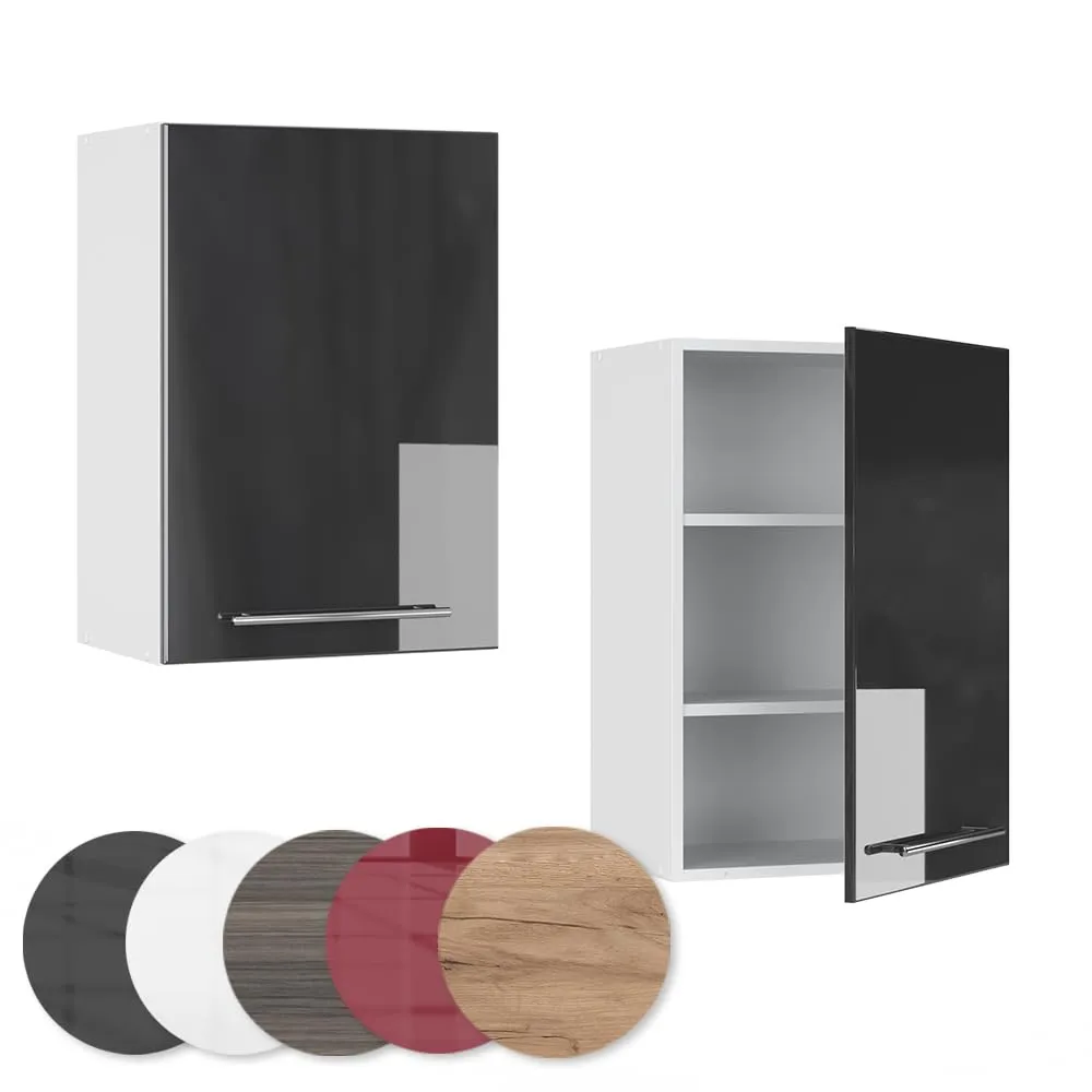 Vicco Pensile da cucina Fame-Line, Antracite lucido, 50 cm - immagine 5