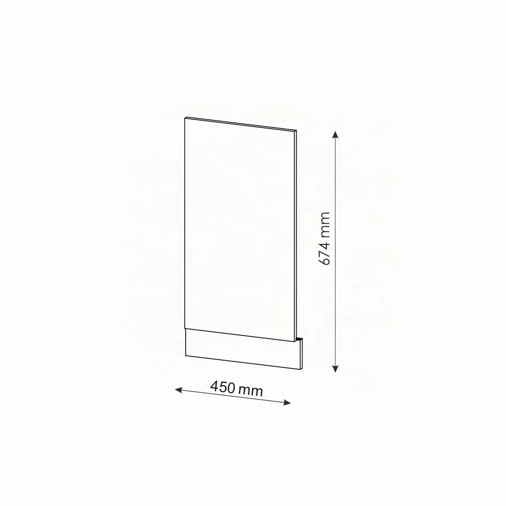 Vicco Pannello Frontale Fame-Line, Bordeaux Lucido, 45 cm - immagine 2