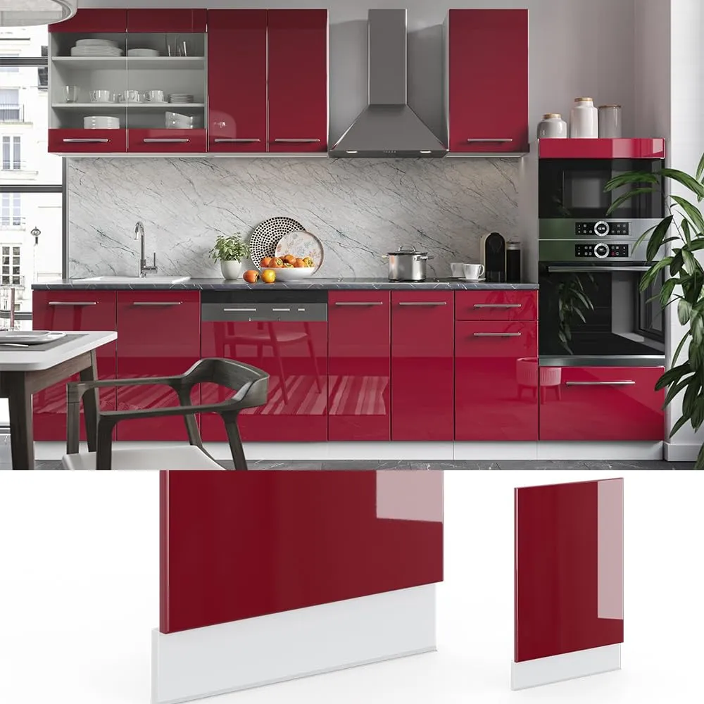 Vicco Pannello Frontale Fame-Line, Bordeaux Lucido, 45 cm - immagine 4