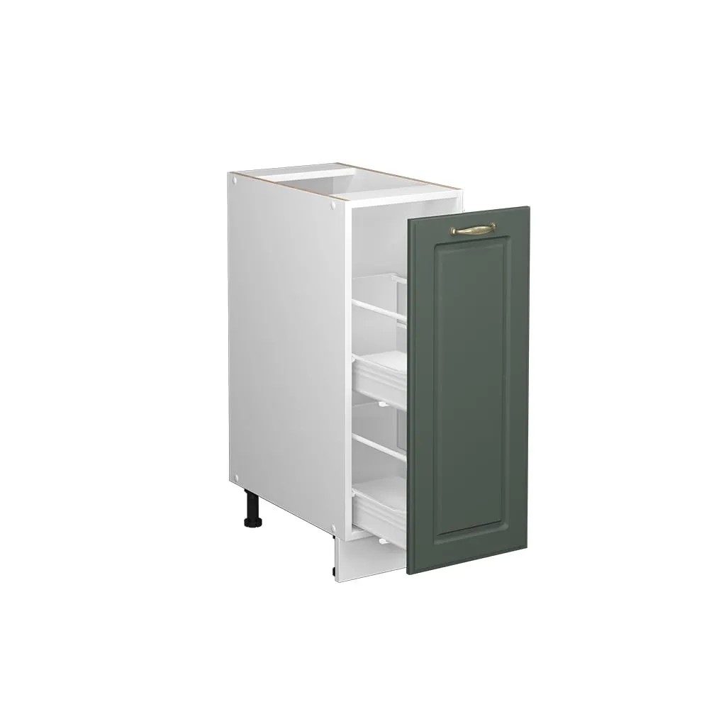Vicco Fame-Line Dispensa Cucina Verde-oro Country, 30 cm - immagine 5