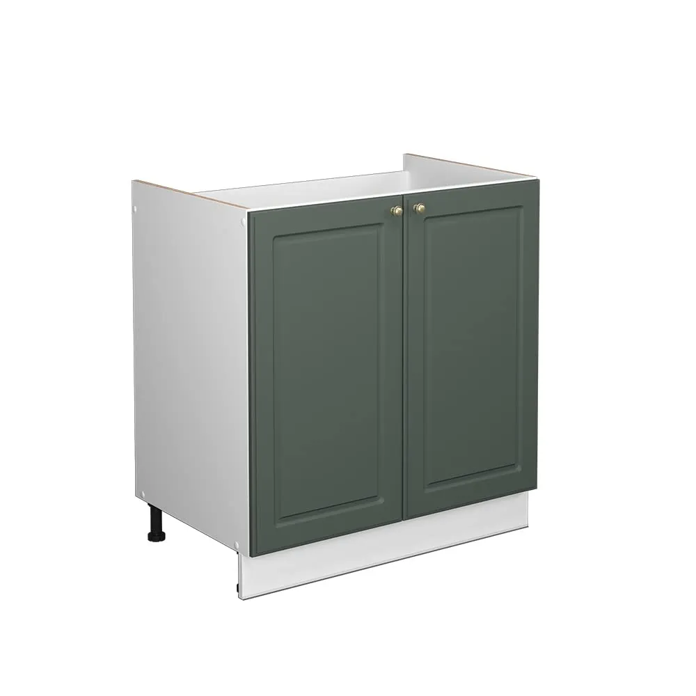 Vicco Mobile lavello cucina Fame-Line, Verde-oro country, 80 cm - immagine 1