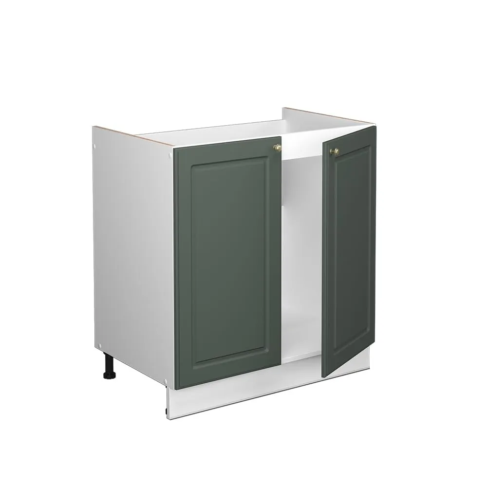 Vicco Mobile lavello cucina Fame-Line, Verde-oro country, 80 cm - immagine 5