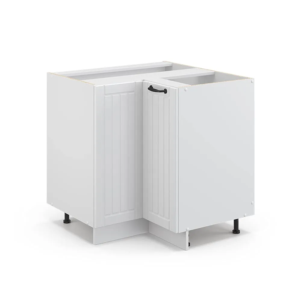 Vicco Mobile ad angolo cucina Fame-Line, Bianco Country, 80.5 cm - immagine 1