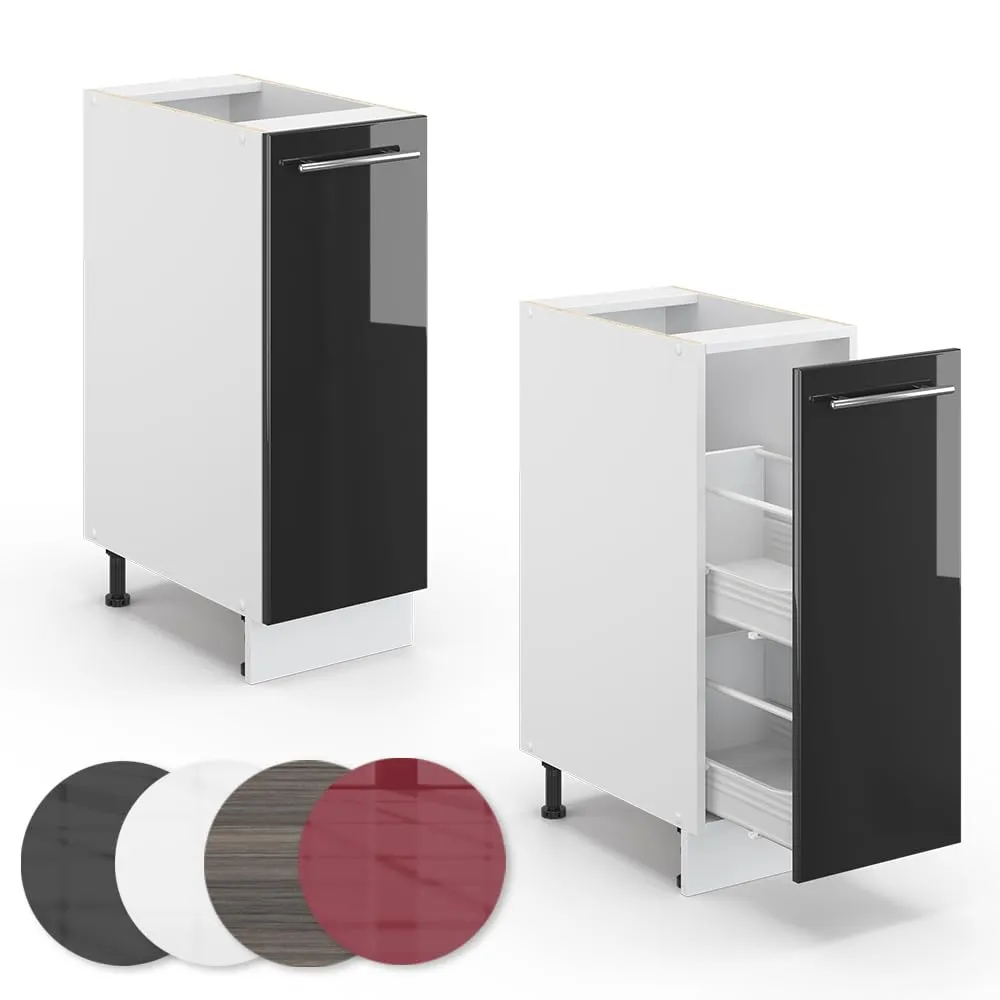 Vicco Fame-Line Dispensa Cucina, Antracite Lucido, 30 cm - immagine 6