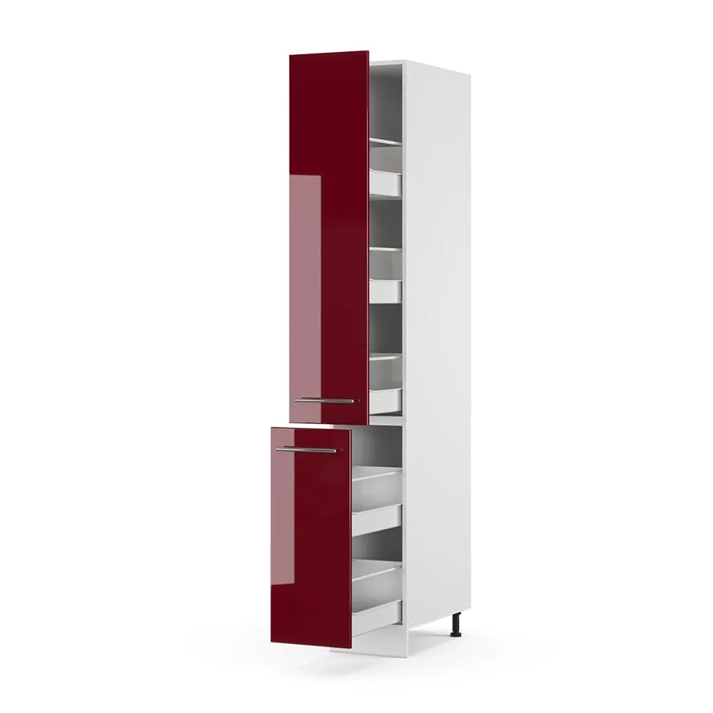 Vicco Armadio da farmacia Fame-Line, Bordeaux lucido, 30 cm - immagine 4
