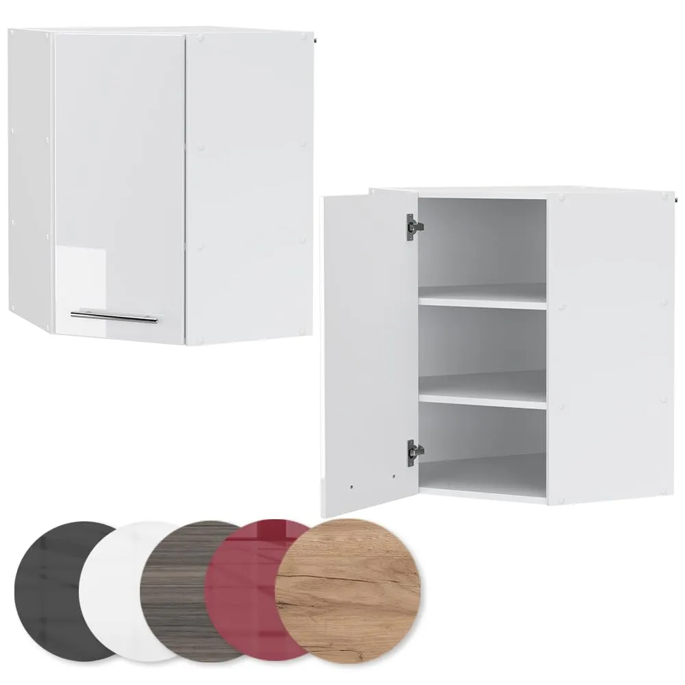 Vicco Mobile Angolare da Cucina Fame-Line, Bianco Lucido, 57 cm - immagine 5