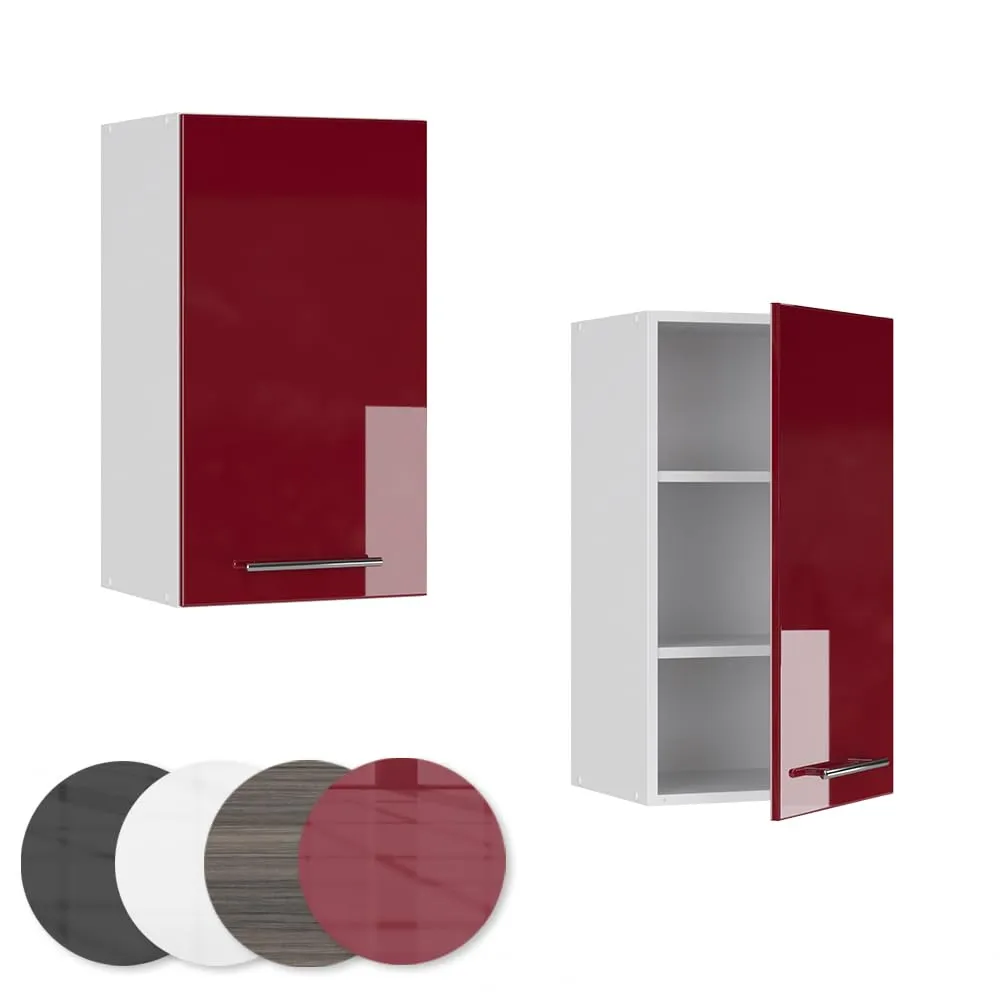 Vicco Pensile da cucina Fame-Line, Bordeaux lucido, 40 cm - immagine 5