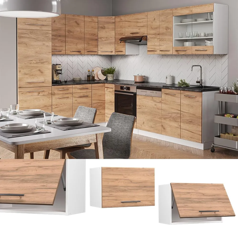 Vicco Pensile da Cucina Fame-Line, Rovere Dorato, 60 cm - immagine 2
