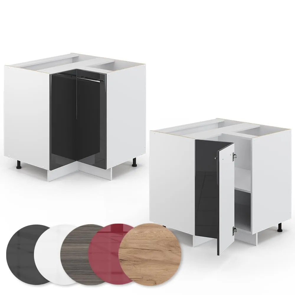 Vicco Mobile ad Angolo Cucina Fame-Line, Antracite Lucido, 80.5 cm - immagine 6