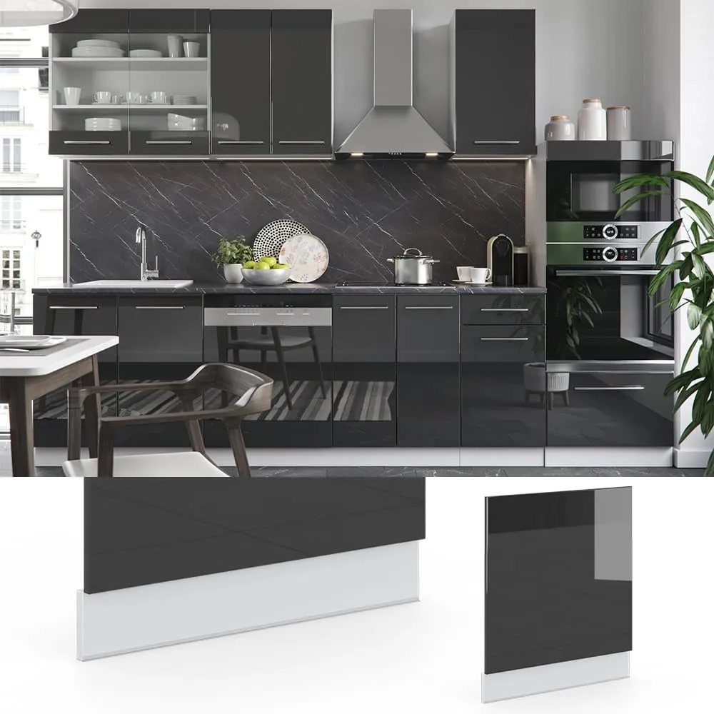 Vicco Pannello Frontale Fame-Line, Antracite Lucido, 60 cm - immagine 4