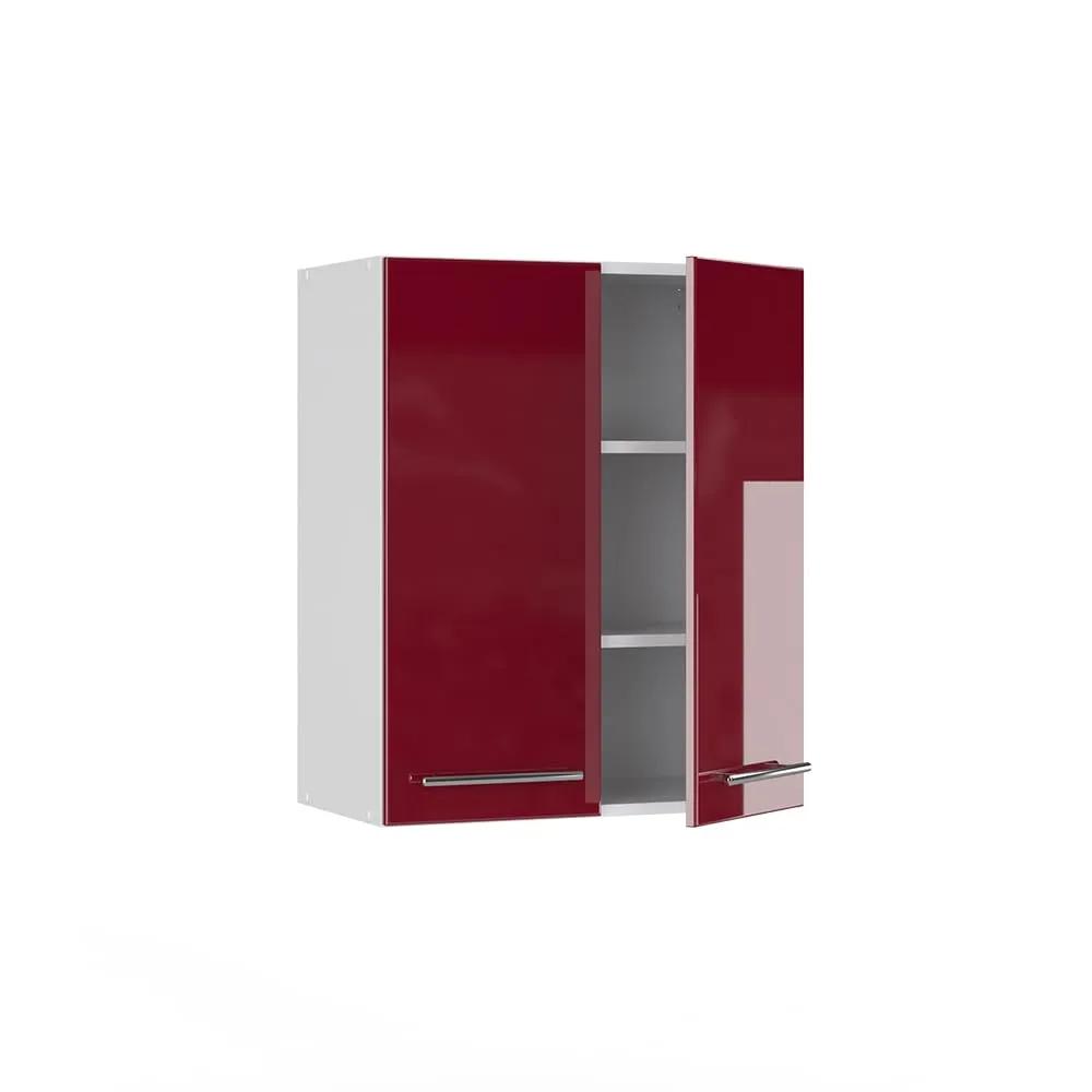 Vicco Pensile da cucina Fame-Line, Bordeaux lucido, 60 cm - immagine 4
