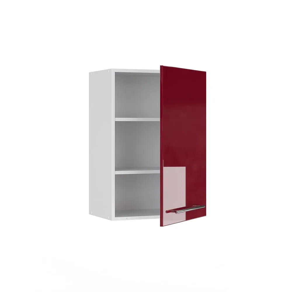 Vicco Pensile da cucina Fame-Line, Bordeaux lucido, 50 cm - immagine 4