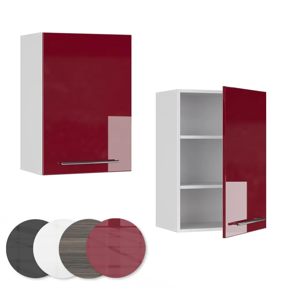 Vicco Pensile da cucina Fame-Line, Bordeaux lucido, 50 cm - immagine 5
