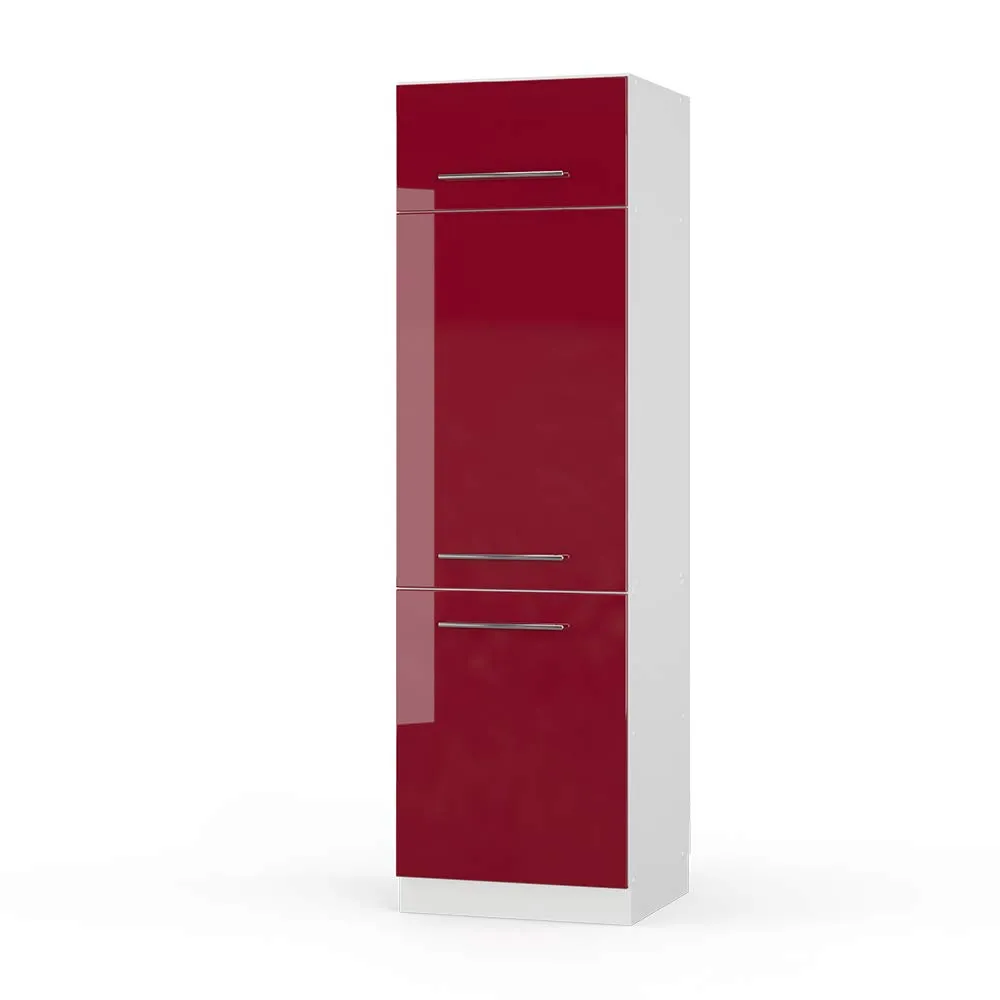 Vicco Fame-Line Armadio Frigorifero, Bordeaux Lucido, 60 cm - immagine 1