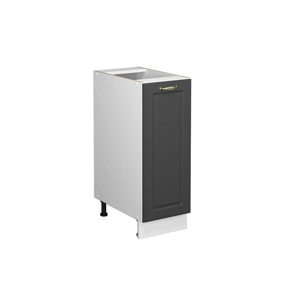 Vicco Fame-Line Dispensa Cucina con Cassetto Estraibile, Antracite-Oro, 30 cm - immagine 1