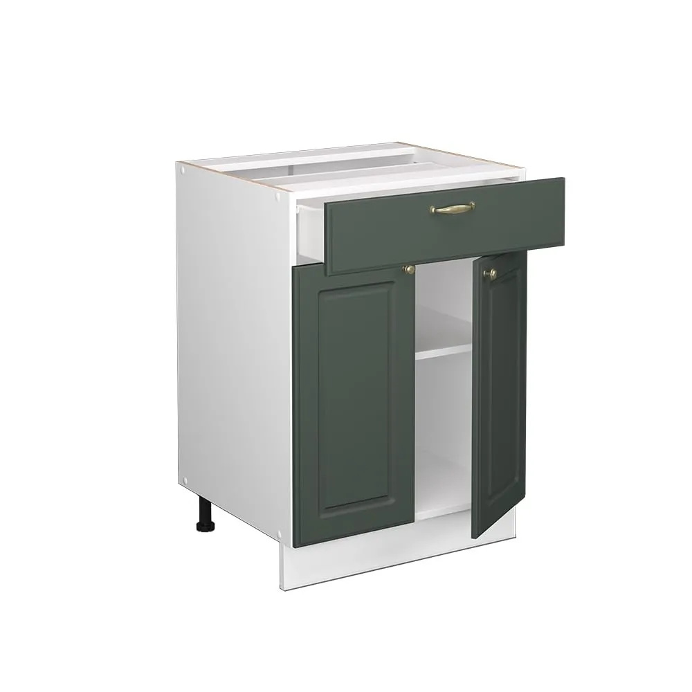 Vicco Mobiletto Base per Cucina Fame-Line, Verde-oro Country, 60 cm - immagine 5