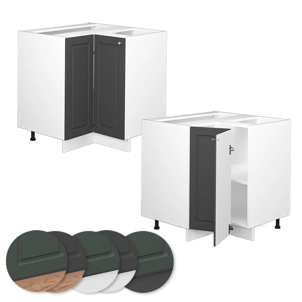 Vicco Mobile da Cucina Angolare Fame-Line, Antracite-oro, 80.5 cm - immagine 6