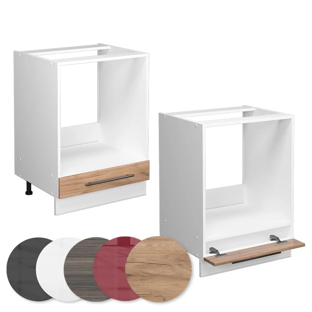 Vicco Mobile per forno da incasso Fame-Line, Rovere dorato, 60 cm - immagine 6