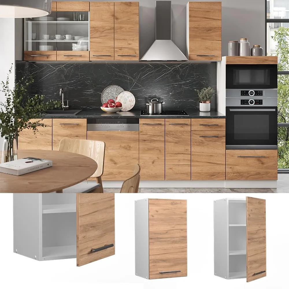 Vicco Pensile da Cucina Fame-Line, Rovere Dorato, 40 cm - immagine 2