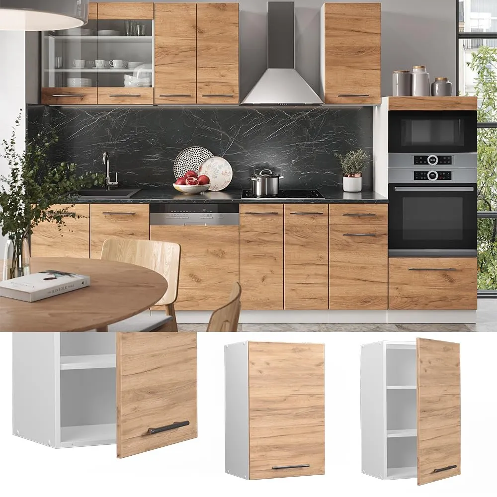 Vicco Pensile da Cucina Fame-Line, Rovere Dorato, 45 cm - immagine 2
