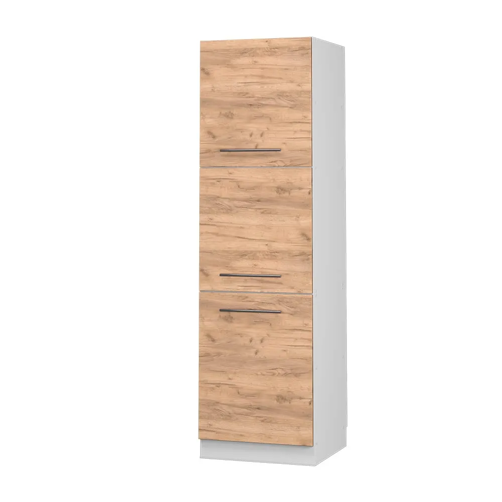 Vicco Fame-Line Mobile Cucina Dispensa, Rovere Dorato/Bianco, 60 cm - immagine 1
