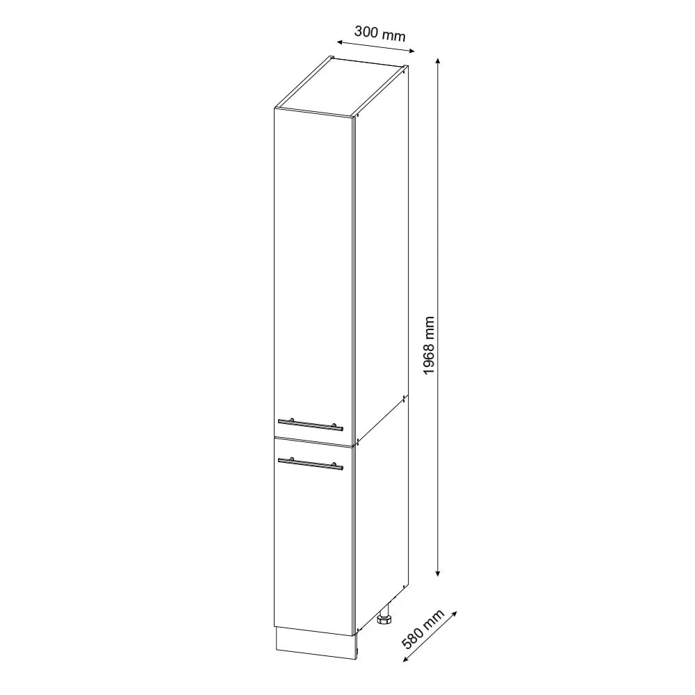 Vicco Armadio da farmacia Fame-Line, Rovere dorato, 30 cm - immagine 3