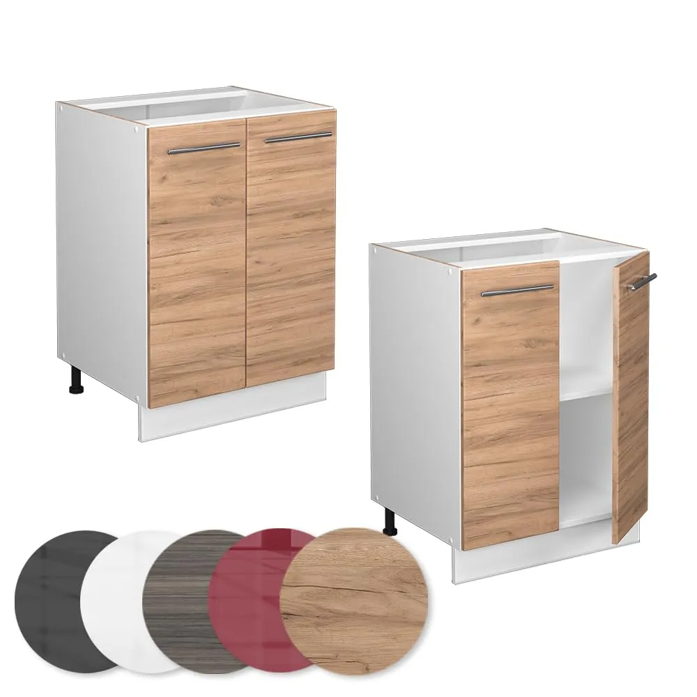 Vicco Fame-Line Mobile Base Cucina, Rovere Dorato, 60 cm - immagine 6