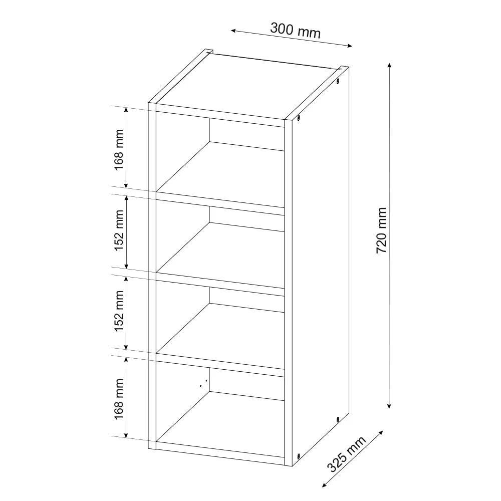 Vicco Pensile Fame-Line, Bianco, 30 cm - immagine 3