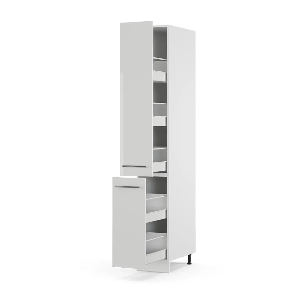 Vicco Armadio da farmacia Fame-Line, Bianco Lucido, 30 cm - immagine 4