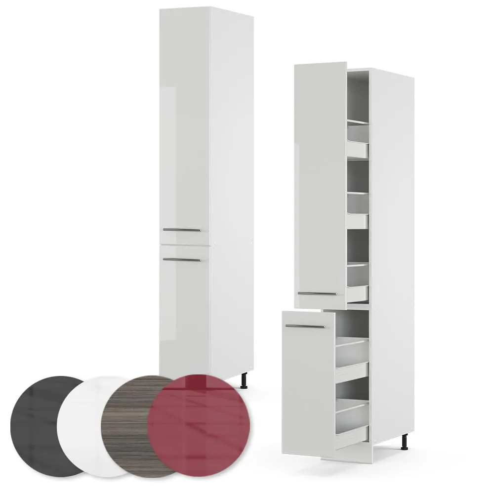 Vicco Armadio da farmacia Fame-Line, Bianco Lucido, 30 cm - immagine 5