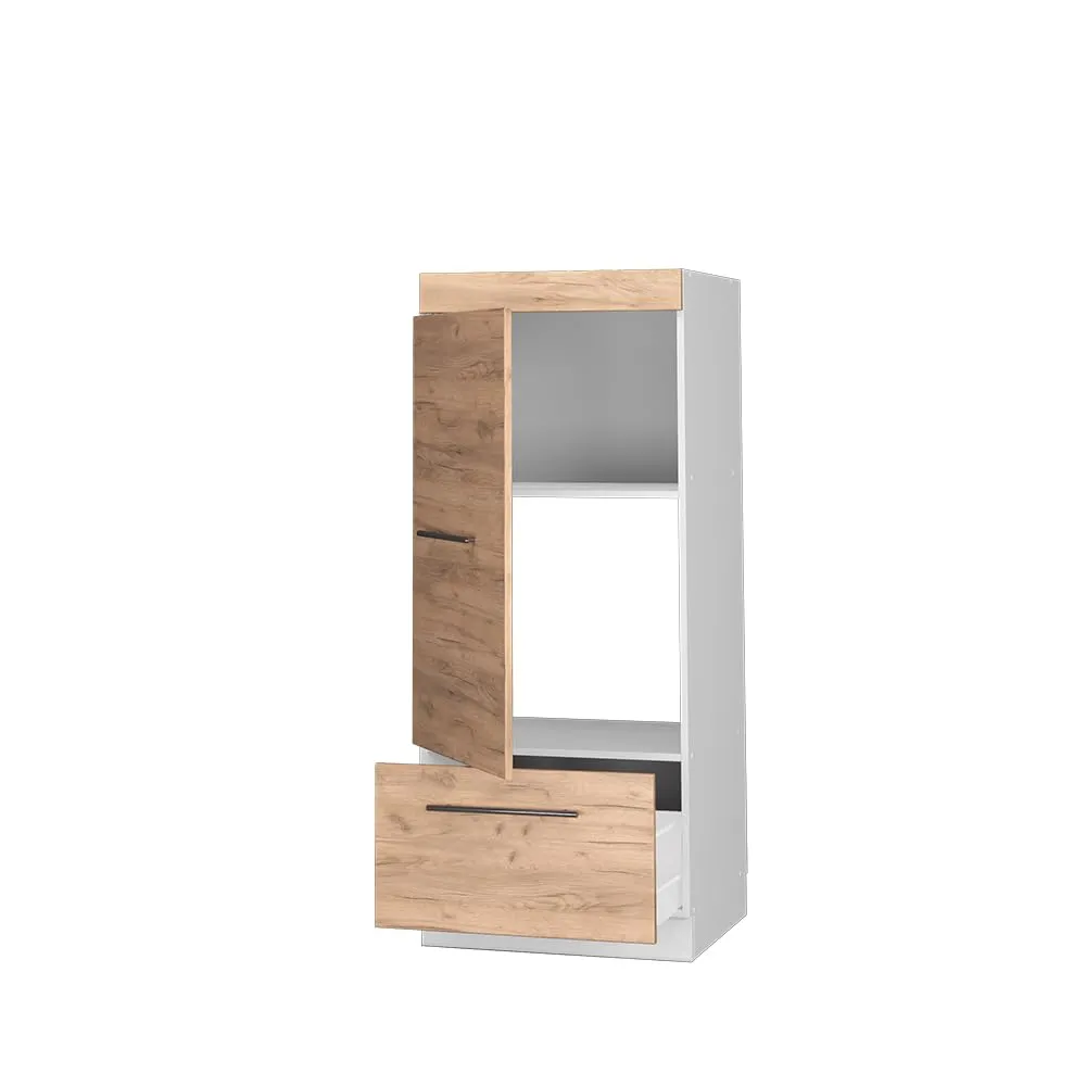 Vicco Mobile Cucina Dispensa Fame-Line Rovere Dorato/Bianco 60 cm - immagine 4