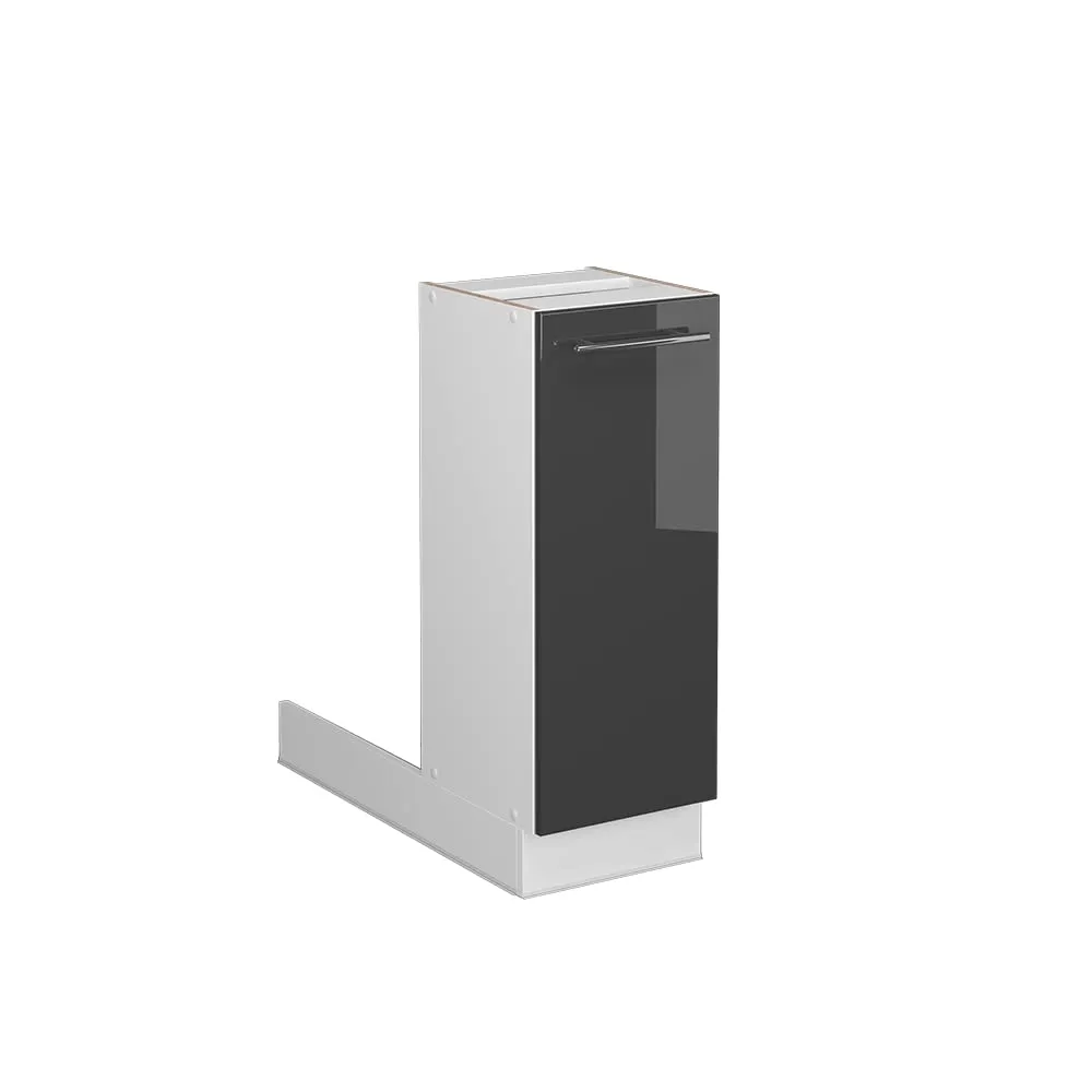 Vicco Isola Cucina Fame-Line, Antracite Lucido, 30 cm - immagine 1
