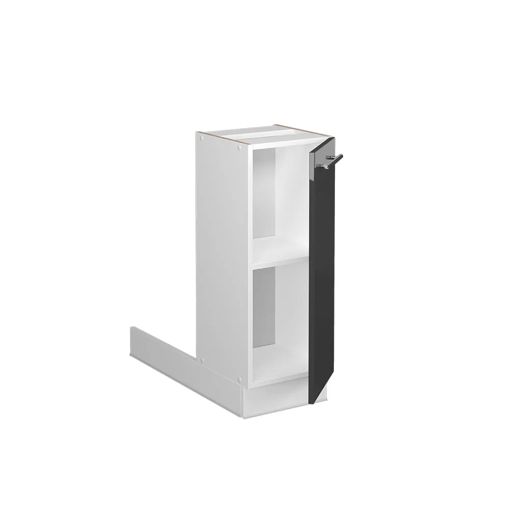 Vicco Isola Cucina Fame-Line, Antracite Lucido, 30 cm - immagine 4