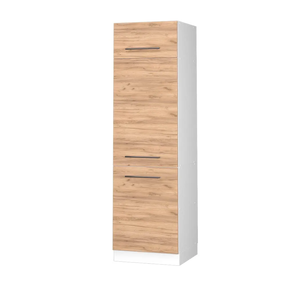 Vicco Armadio Frigorifero Fame-Line, Rovere Dorato, 60 cm - immagine 1