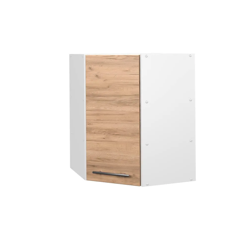 Vicco Pensile Angolare da Cucina Fame-Line, Rovere Dorato, 57 cm - immagine 1