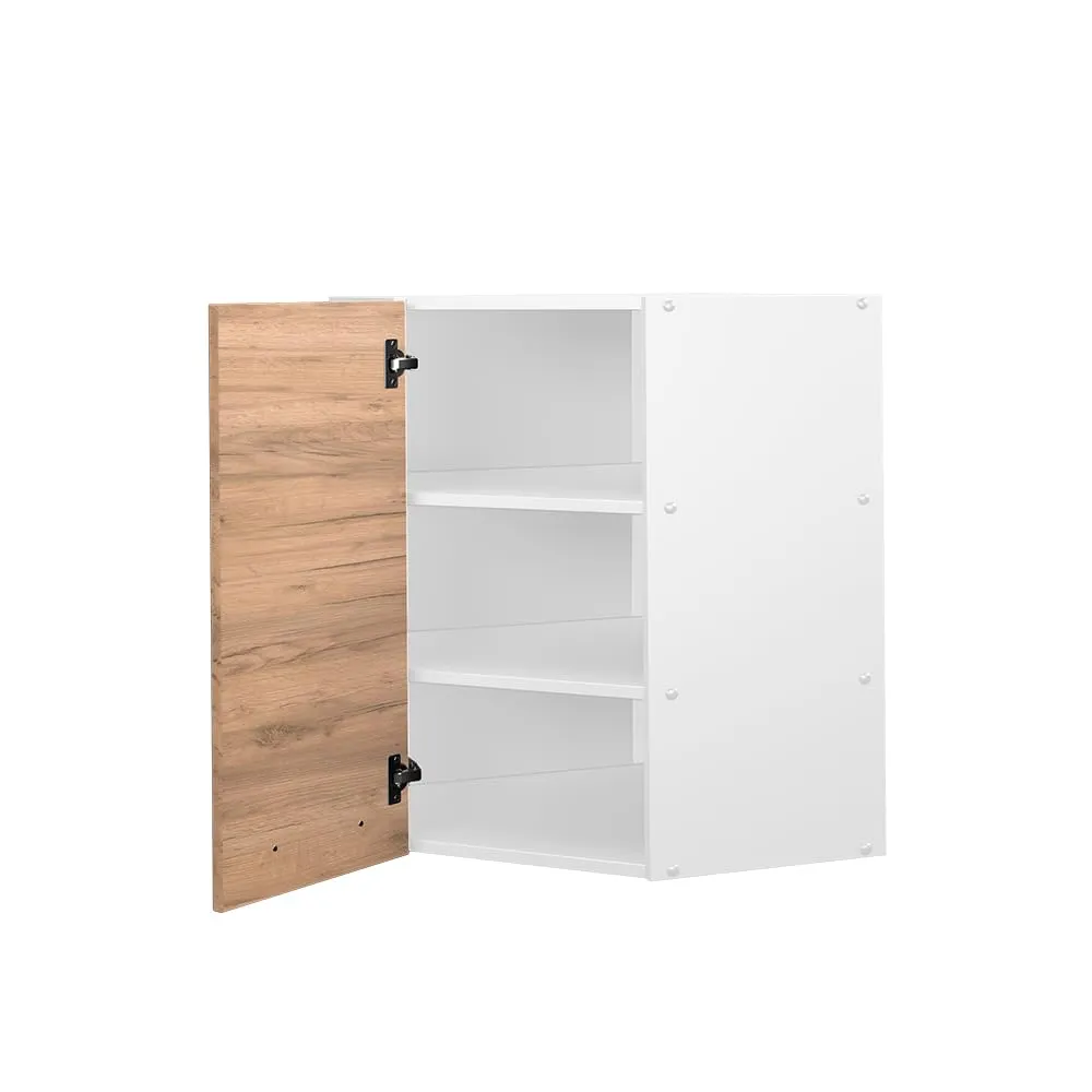 Vicco Pensile Angolare da Cucina Fame-Line, Rovere Dorato, 57 cm - immagine 4