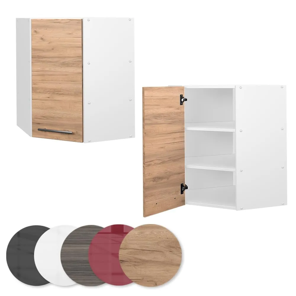 Vicco Pensile Angolare da Cucina Fame-Line, Rovere Dorato, 57 cm - immagine 5