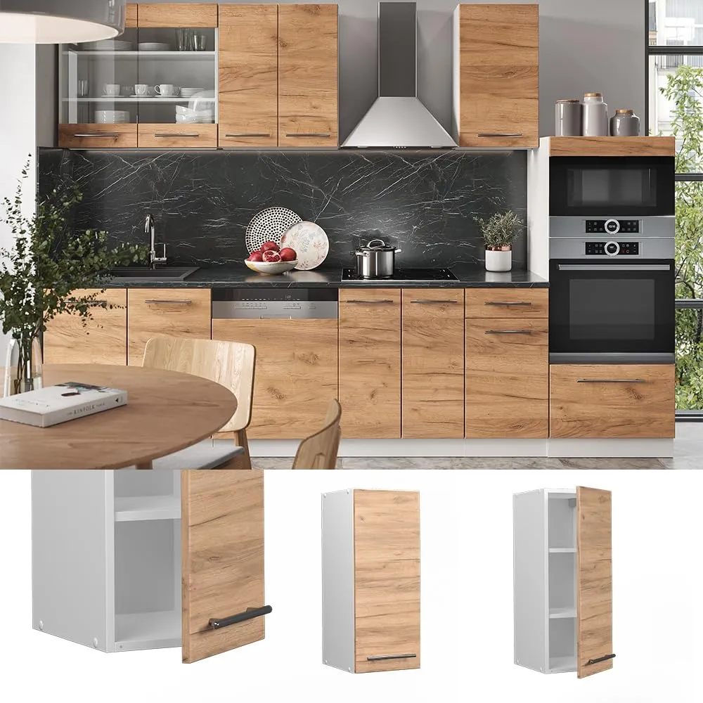 Vicco Pensile da cucina Fame-Line, Rovere dorato, 30 cm - immagine 2