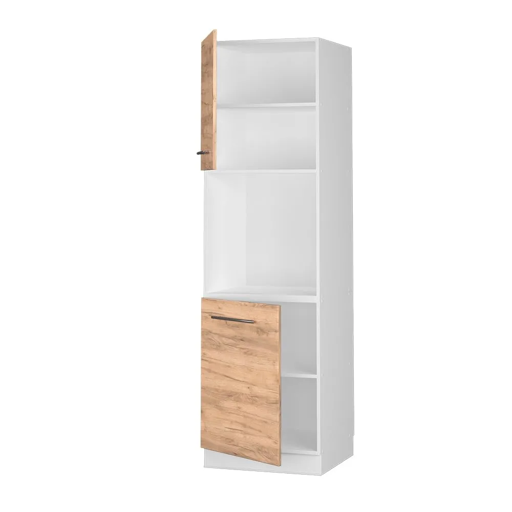 Vicco Mobile per forno da incasso Fame-Line, Rovere dorato, 60 cm - immagine 5