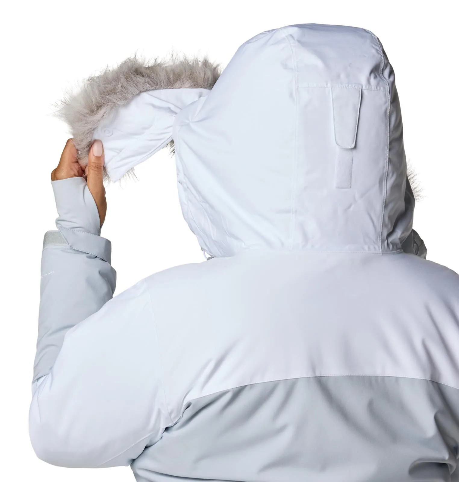 Columbia Giacca Termica AVA Alpine II da Donna, Bianco/Grigio Cirrus, 2X - immagine 7