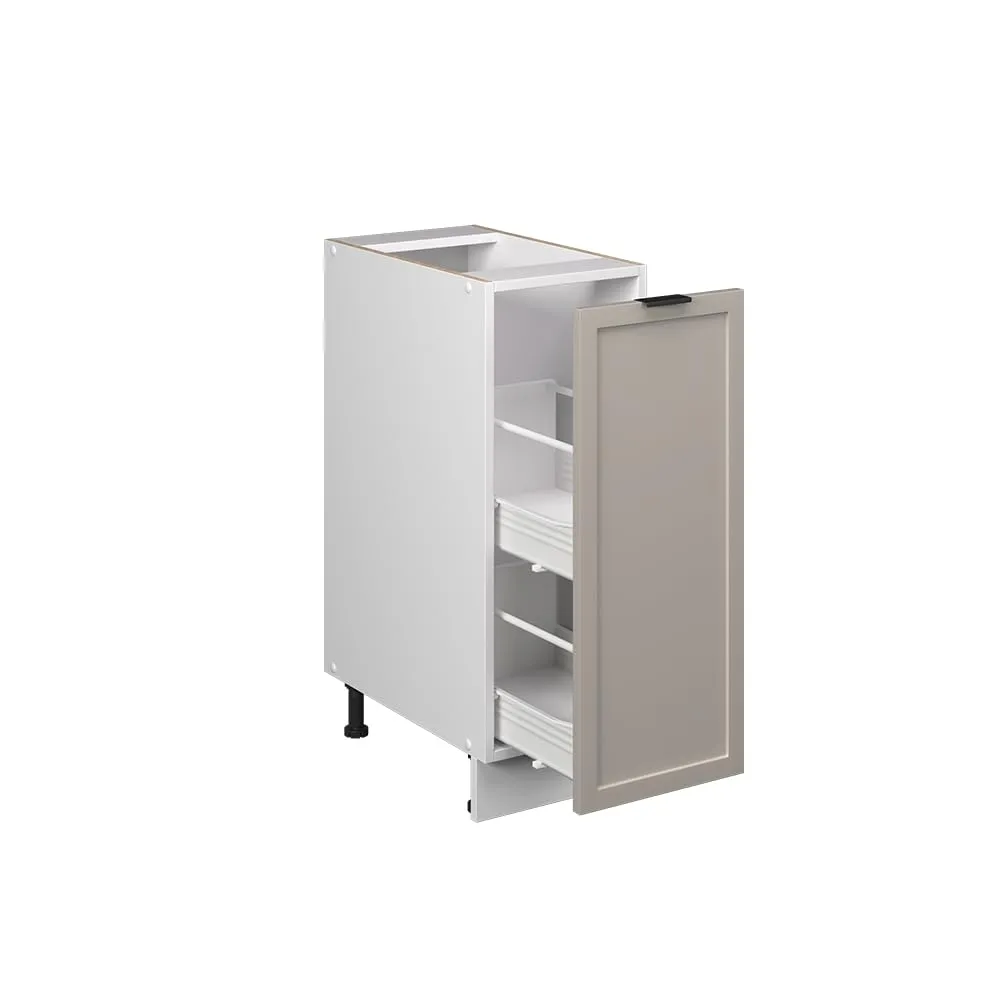 Vicco Fame-Line Dispensa Cucina con Cassetto Estraibile, GrigioBeige, 30 cm - immagine 6