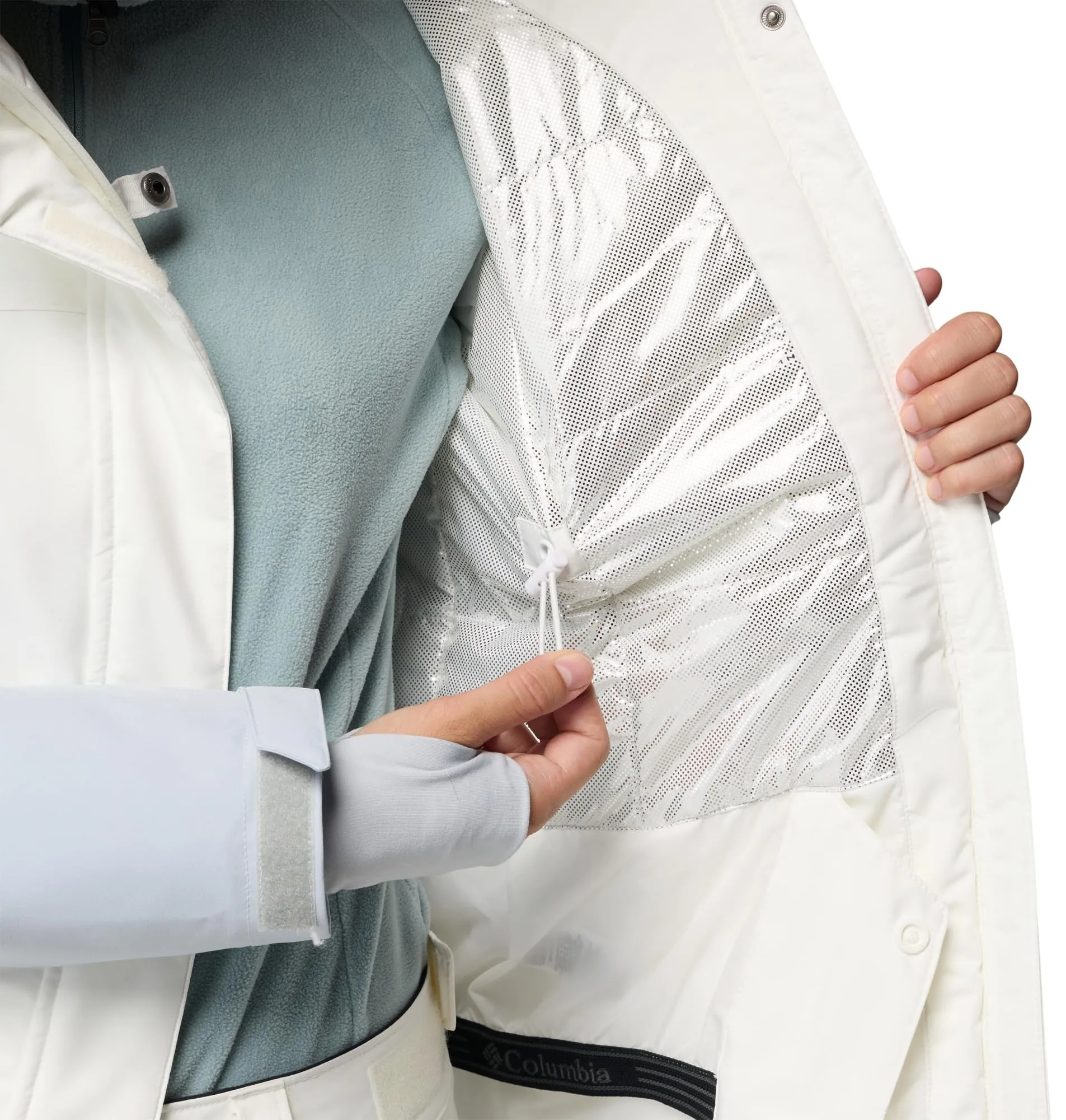 Columbia Ava Alpine II Insulated Jacket for Women - Sea Salt, Cirrus Grey - XL - immagine 5