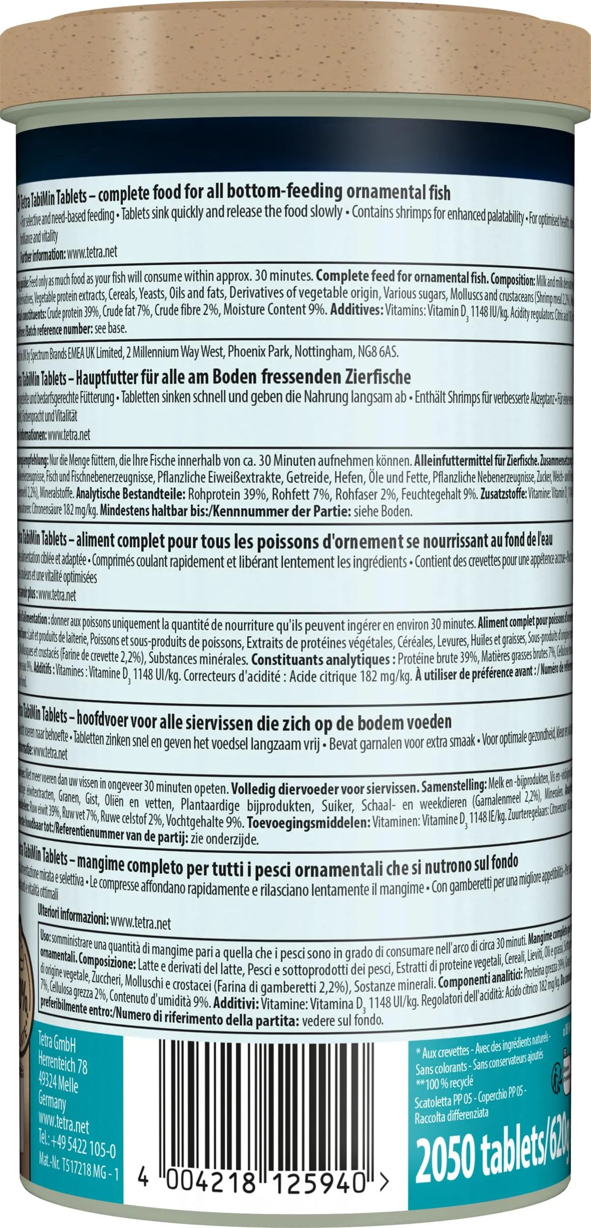 Tetra TabiMin Tablets, 120 pezzi - immagine 10