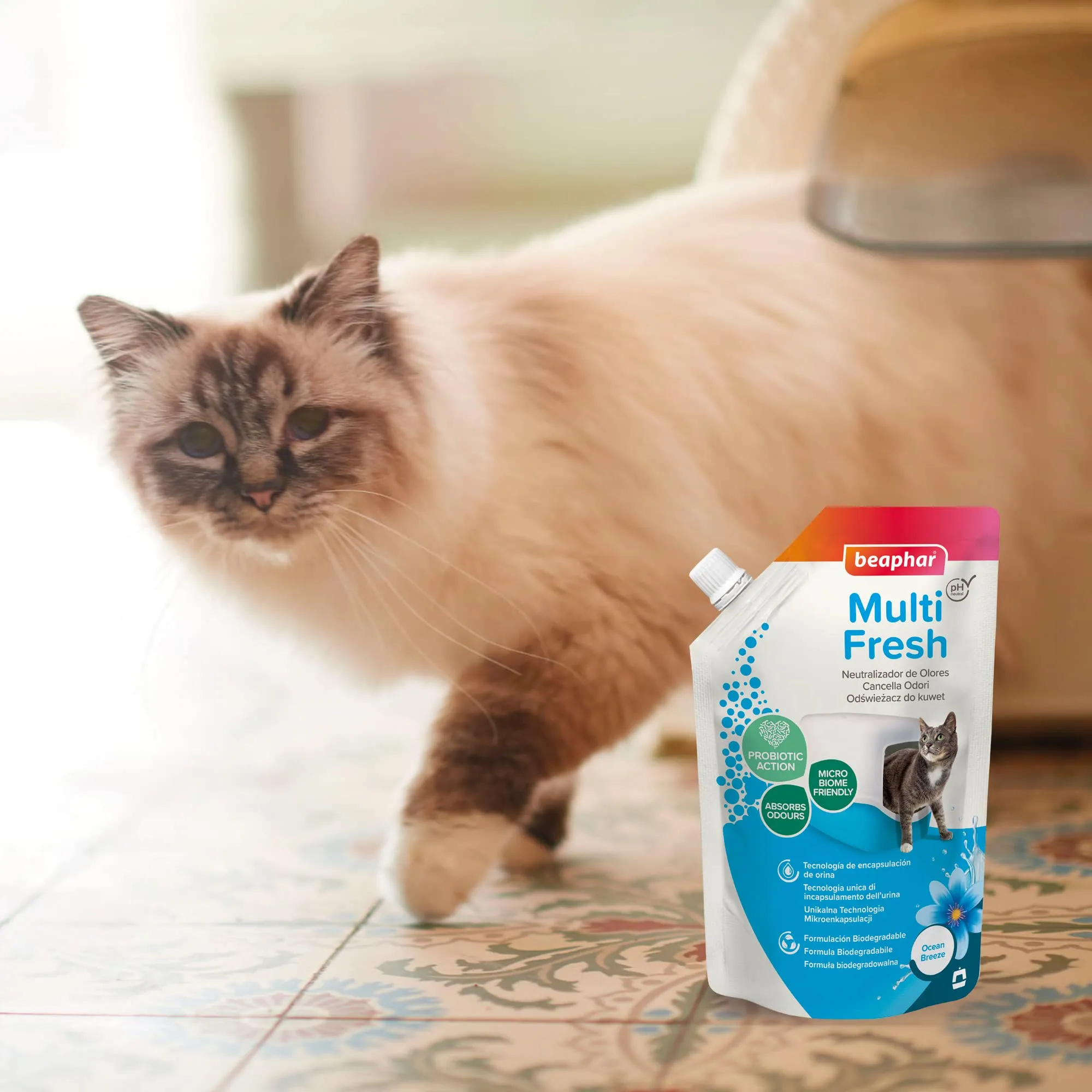 Beaphar Multi Fresh Neutralizzatore di Odori per Lettiera Gatti, 400 g - immagine 5