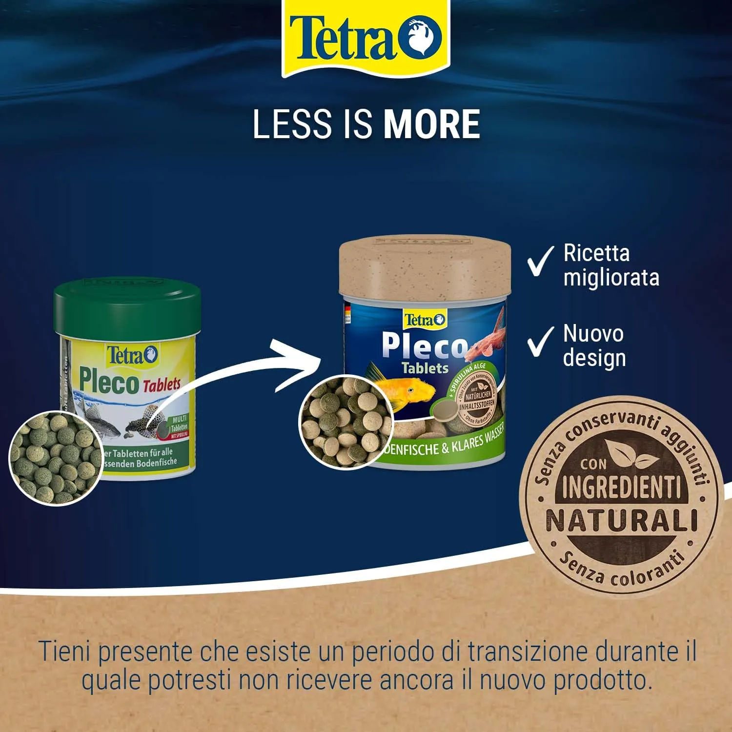 Tetra Pleco Tablets, 120 Tablets (36 g) - immagine 2