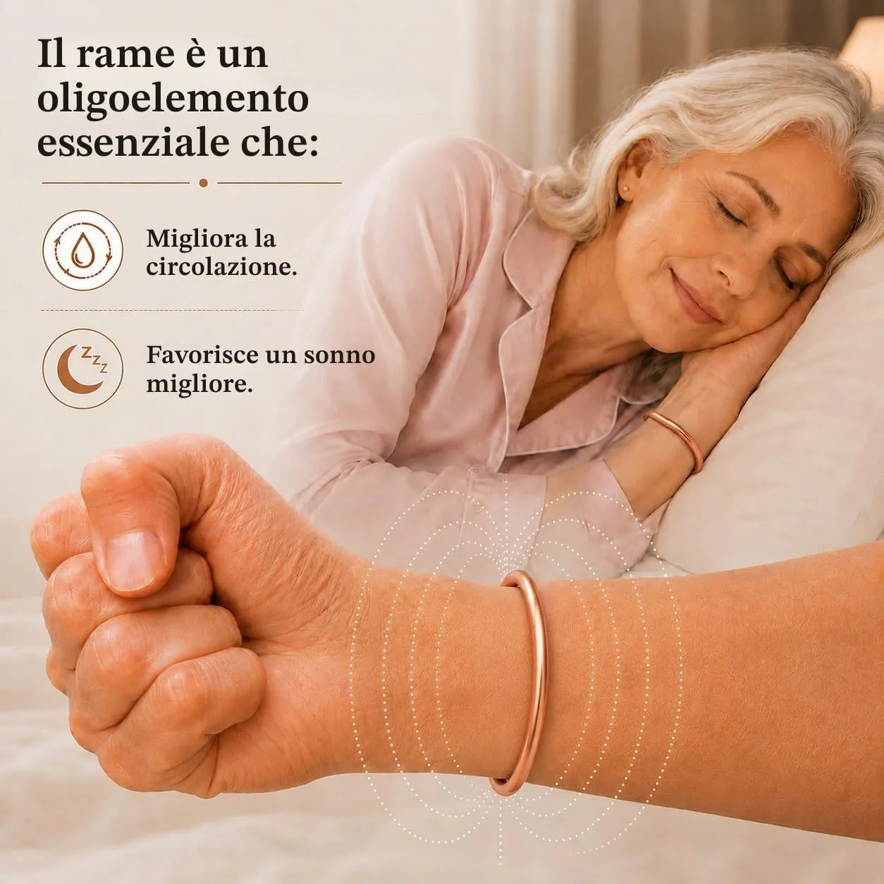 Touchstone Braccialetti Magnetici in Rame per Uomini e Donne - immagine 7