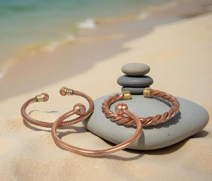 Touchstone Braccialetti Magnetici in Rame per Uomini e Donne - immagine 9