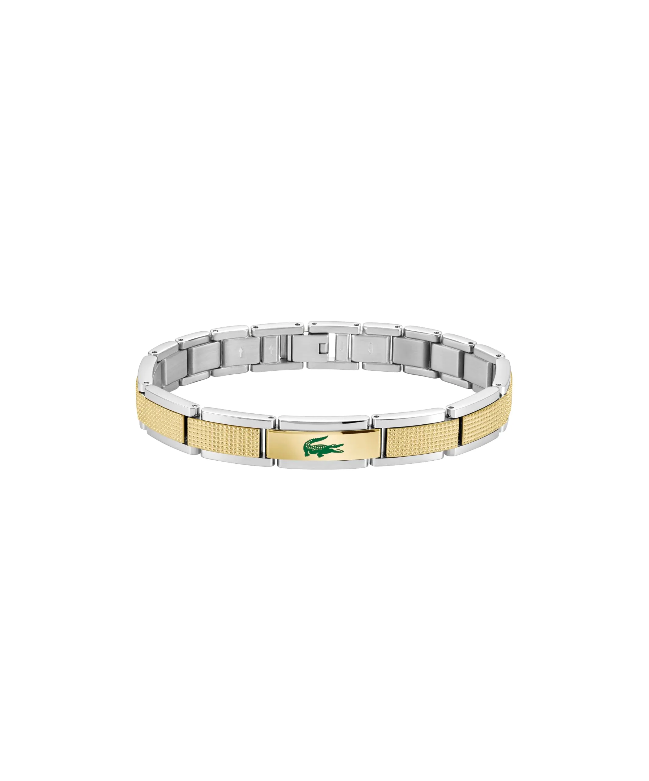 Bracciale da uomo Lacoste Stencil Collection in acciaio inossidabile bicolore 2040550 - immagine 1