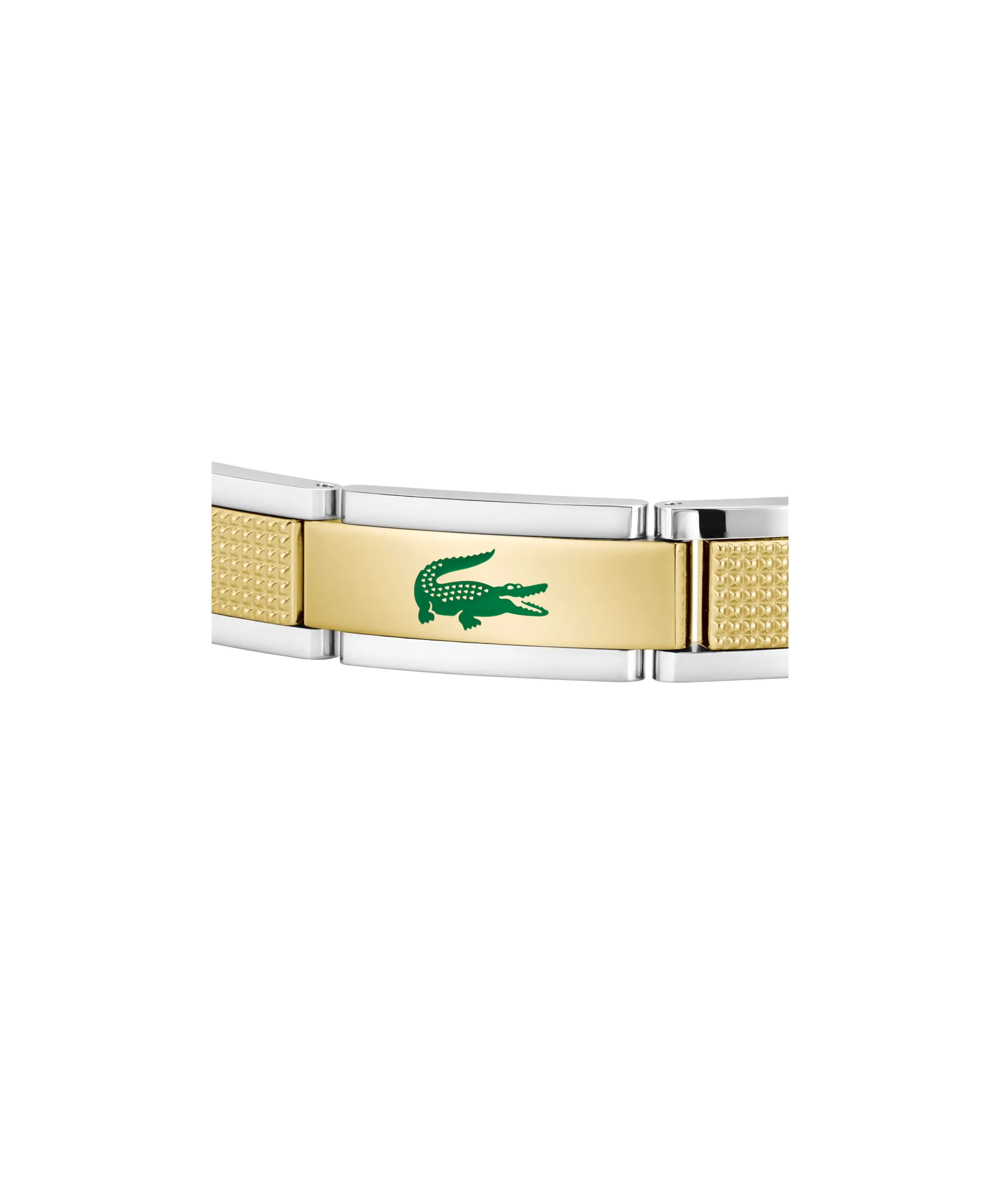 Bracciale da uomo Lacoste Stencil Collection in acciaio inossidabile bicolore 2040550 - immagine 2